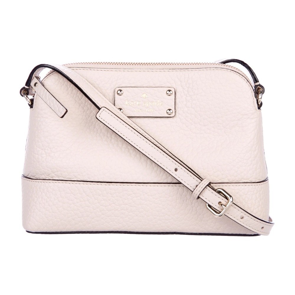 Kate Spade Cream Leather Crossbody Bag